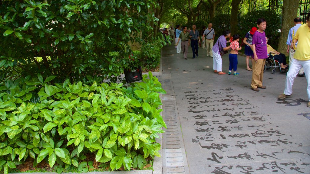 Fuxing Park showing a garden