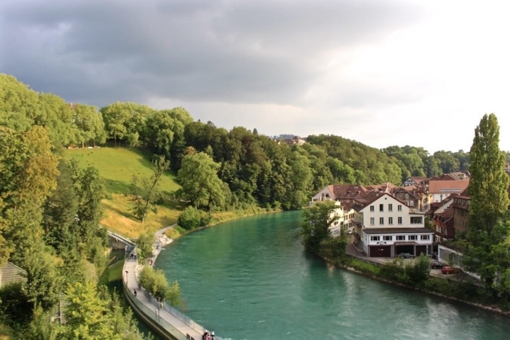die-aare-in-bern, Schweiz