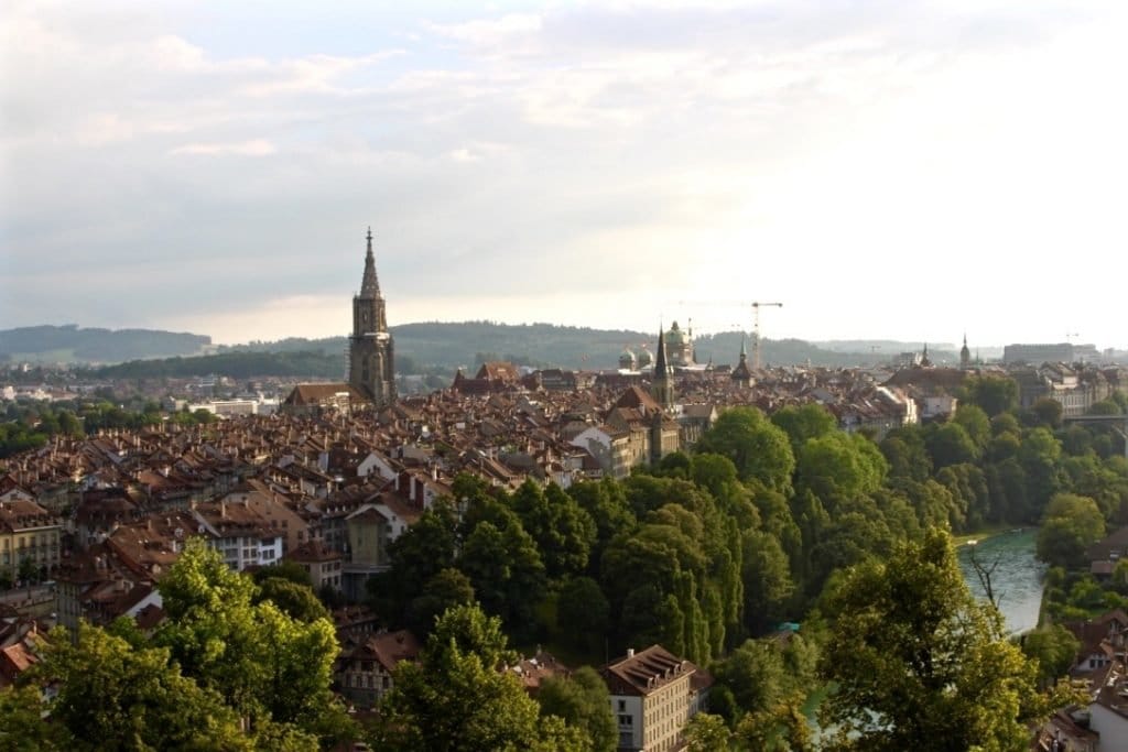 bern-von-oben, Schweiz