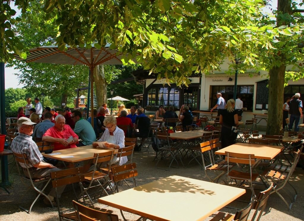 Biergarten in München