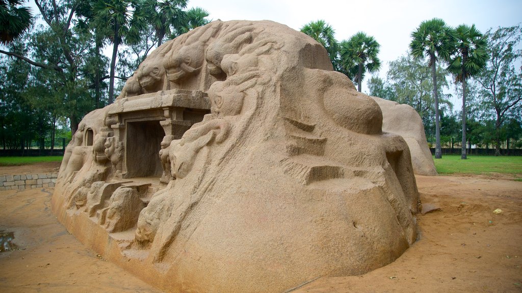 Caverna do Tigre que inclui elementos de patrimônio