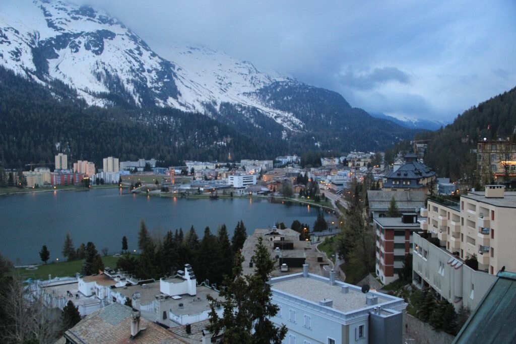 St. Moritz in den schweizer Alpen