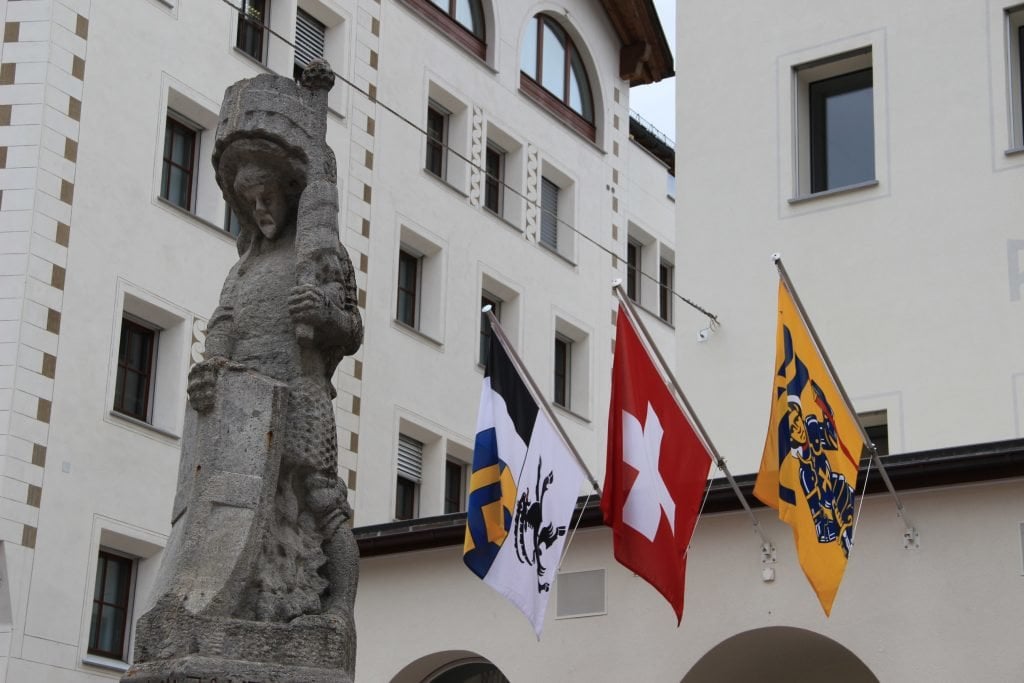 Schweizer Flaggen