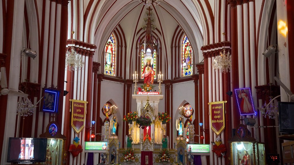 Sacred Heart of Jesus showing heritage architecture, religious aspects and heritage elements