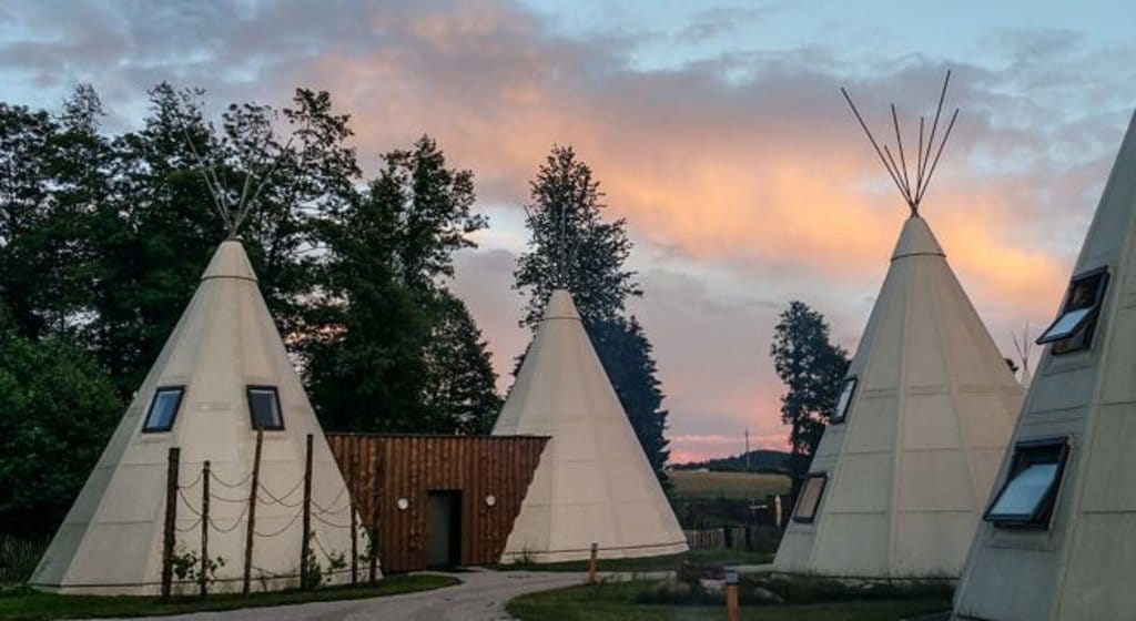 Wohnen im Tipi in Oberösterreich