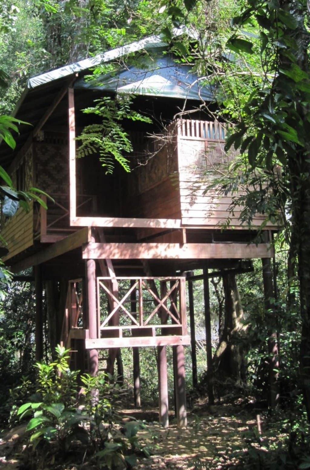 Ein Baumhaus in Thailand