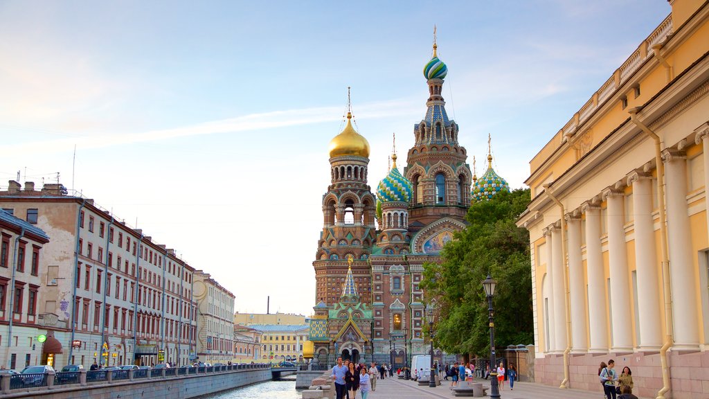 Church of the Savior on the Spilled Blood showing heritage architecture