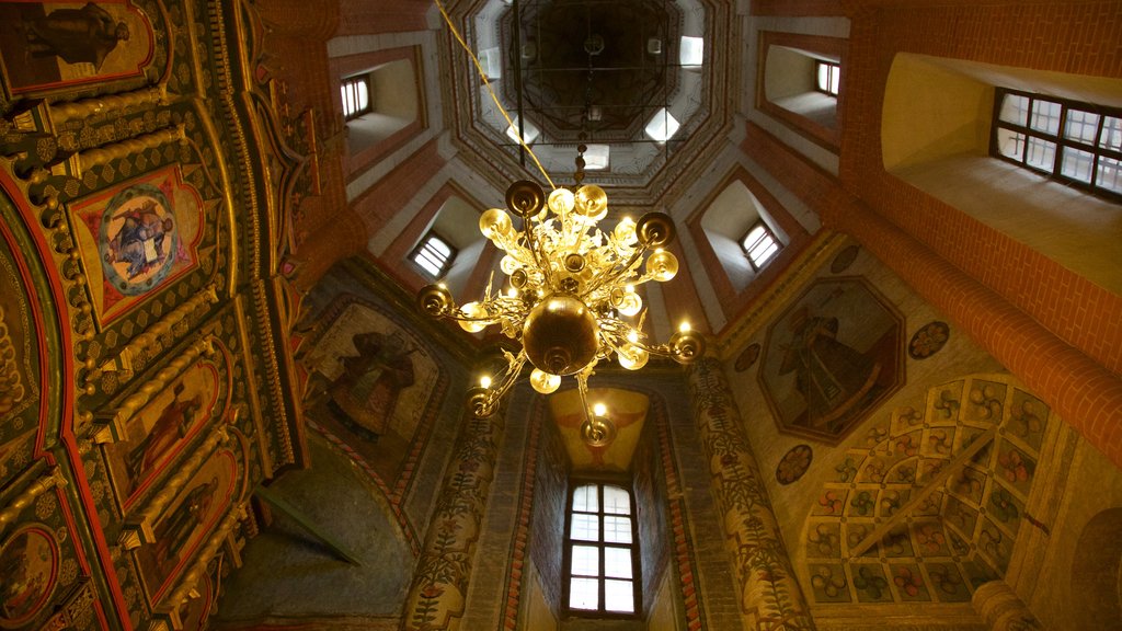 St. Basil\'s Cathedral showing interior views and a church or cathedral