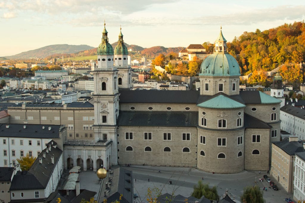 Blick von der Festung auf den Salzburger Dom © Markus Kremsl