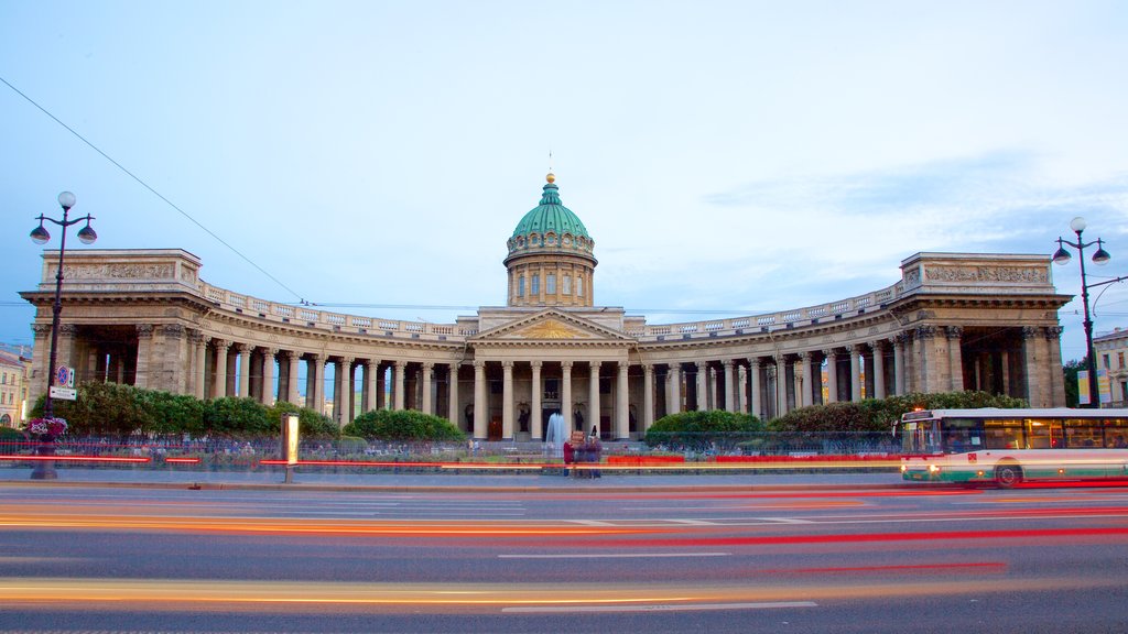 Kazan Cathedral featuring heritage architecture and a church or cathedral