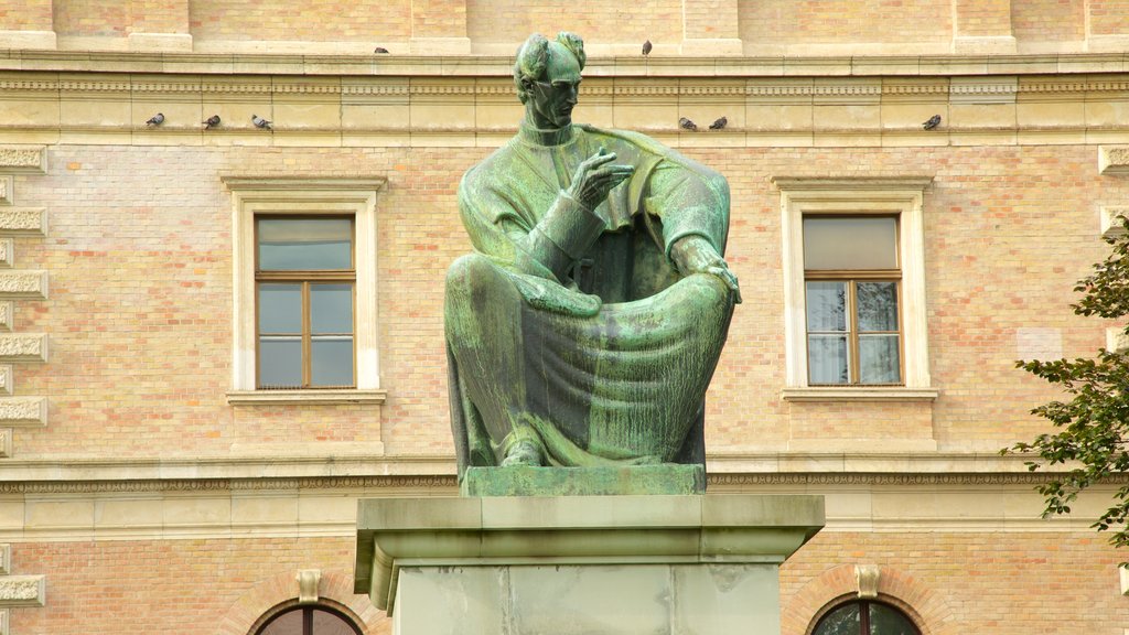 Strossmayer Gallery of Old Masters showing a memorial and a statue or sculpture