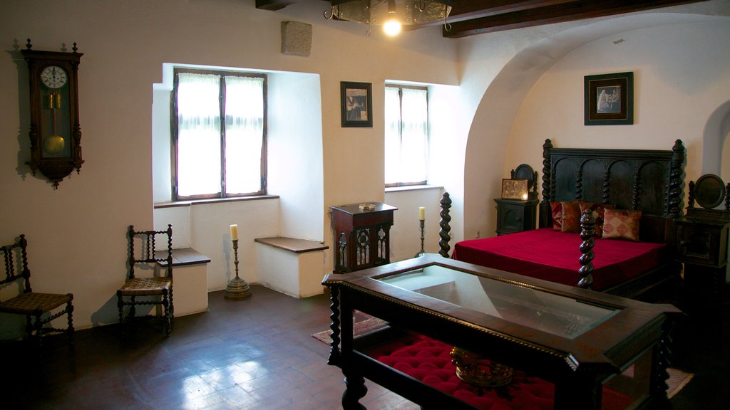 Bran Castle showing a castle and interior views