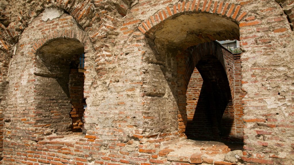 Curtea Veche showing a castle and heritage elements