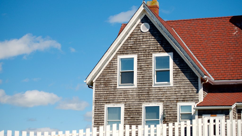 Nobska Lighthouse featuring a house