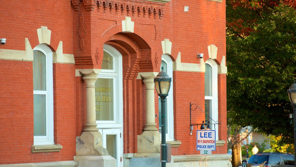 Lee showing a house and an administrative building