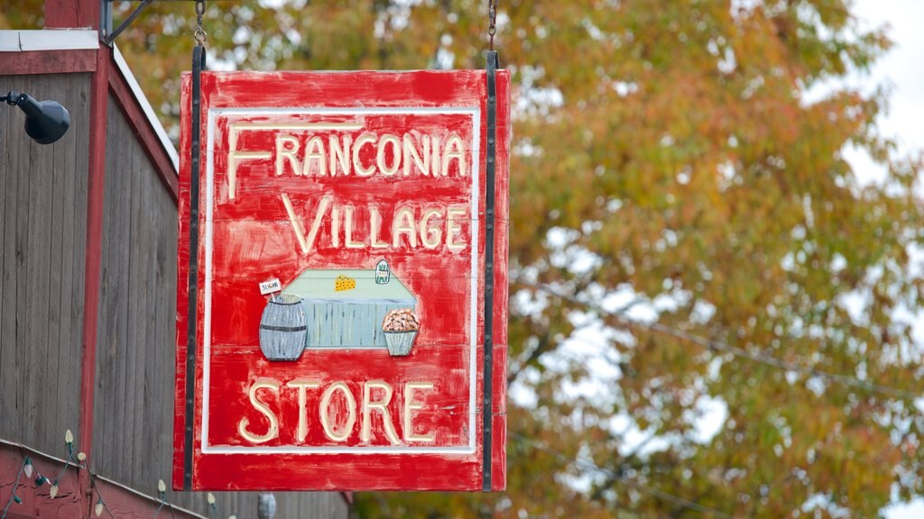 Franconia which includes signage