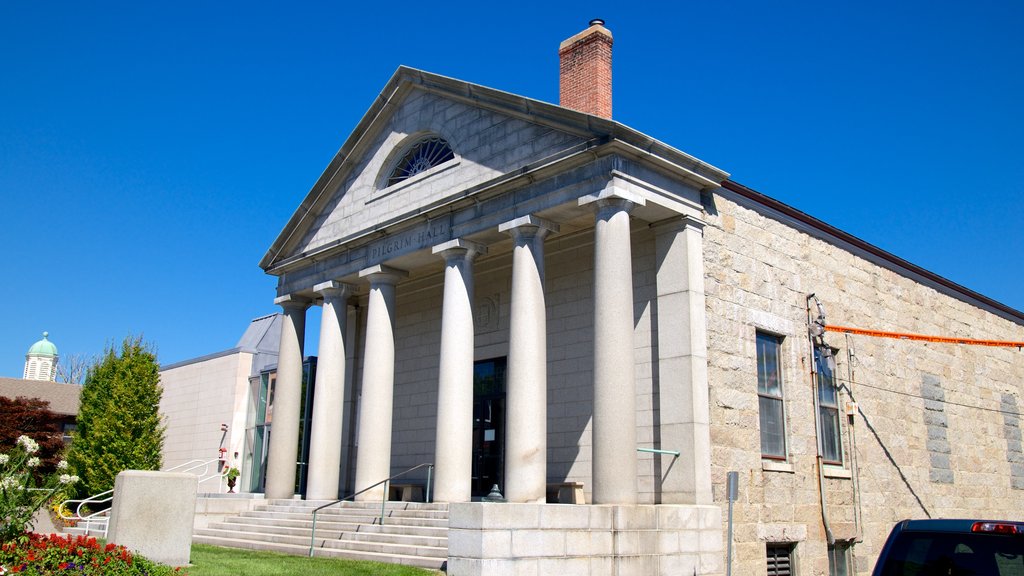 Pilgrim Hall Museum showing heritage architecture