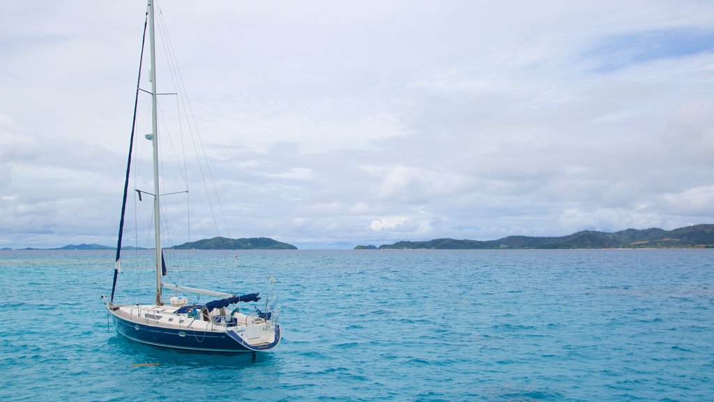 Fiji which includes sailing