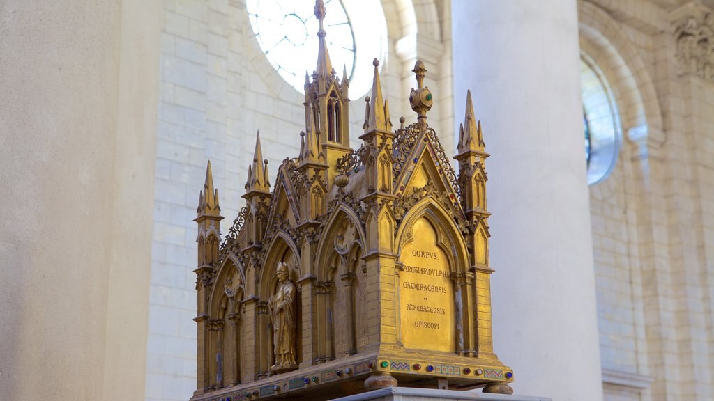 Catedral de Notre Dame ofreciendo elementos del patrimonio y elementos religiosos