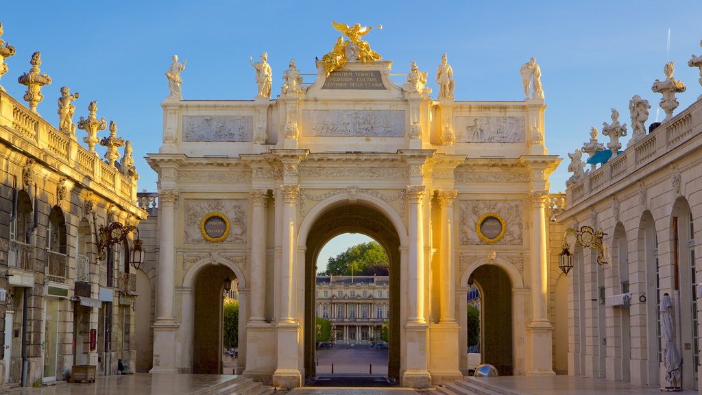 Place Stanislas featuring heritage elements and heritage architecture