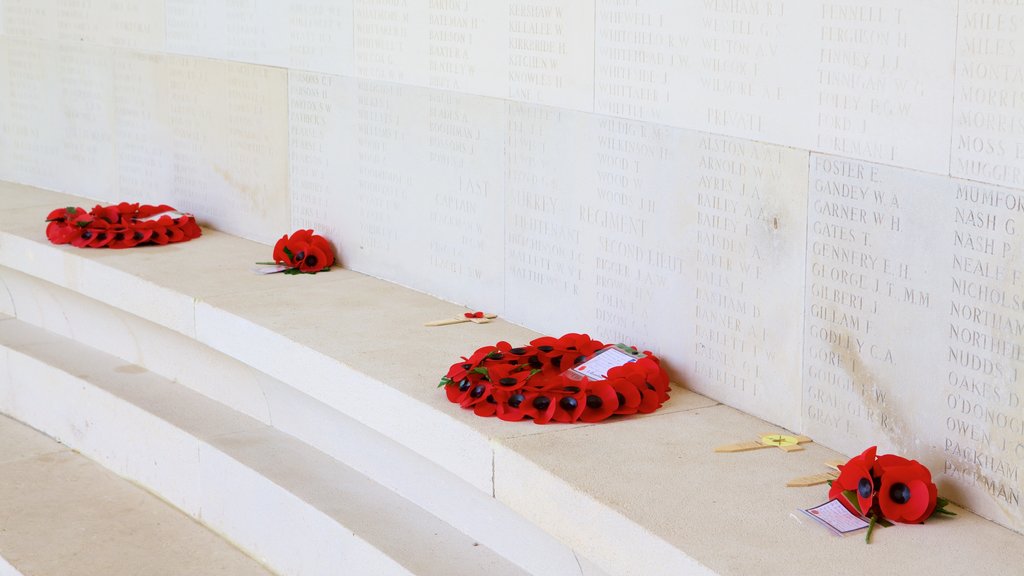 Arras War Cemetery showing a memorial