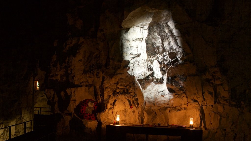 Wellington Quarry Museum showing caves