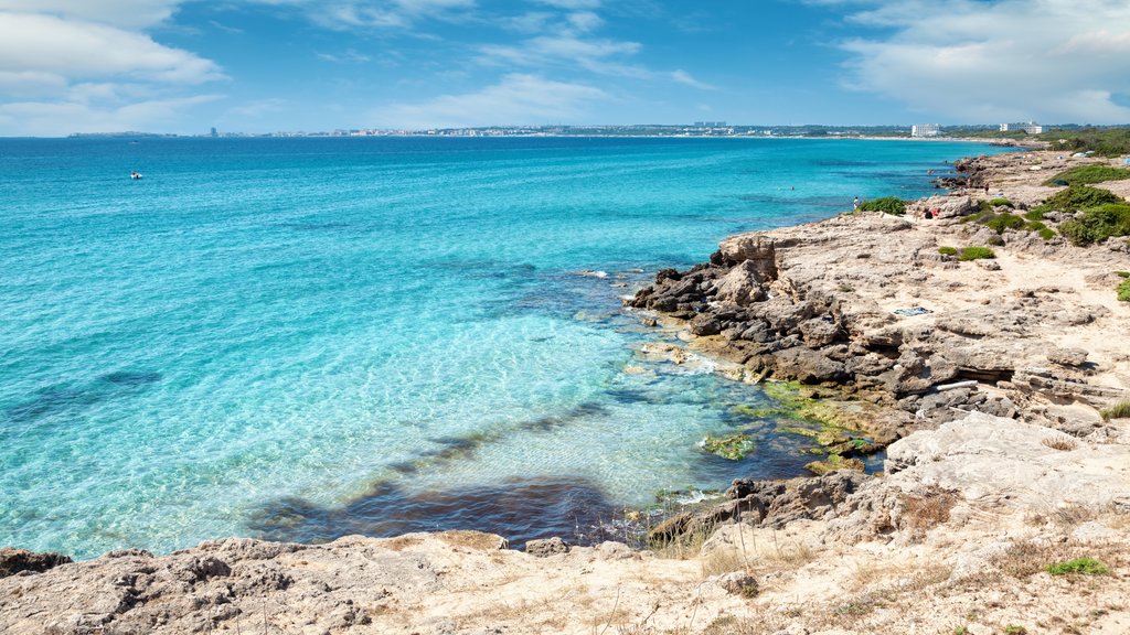 Gallipoli fasiliteter samt stenete kystlinje