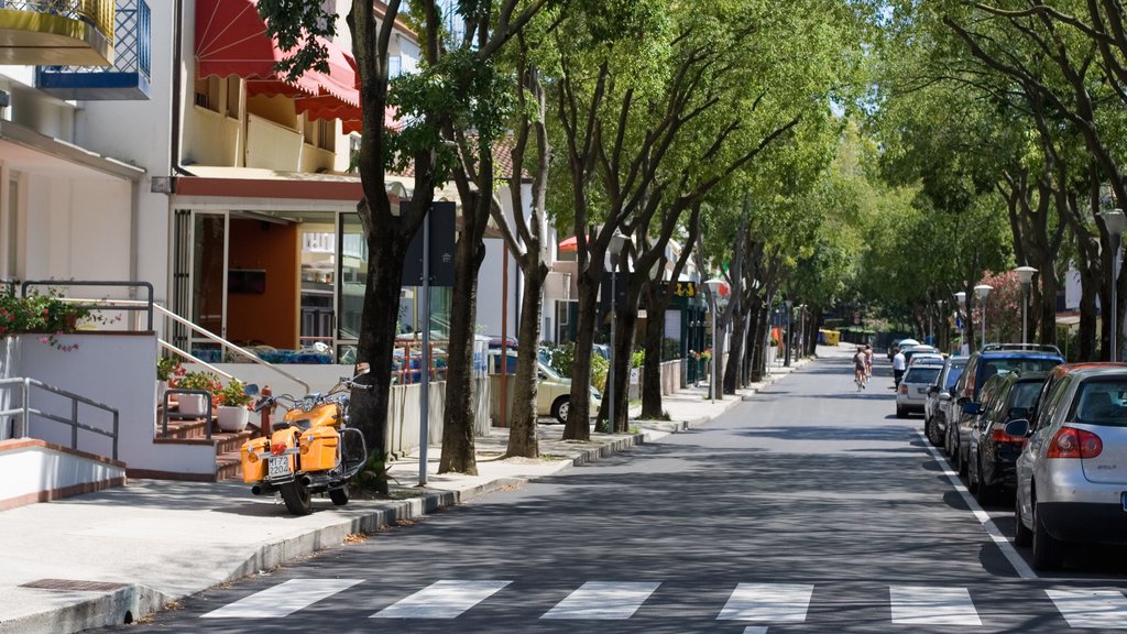 Lignano Sabbiadoro showing street scenes