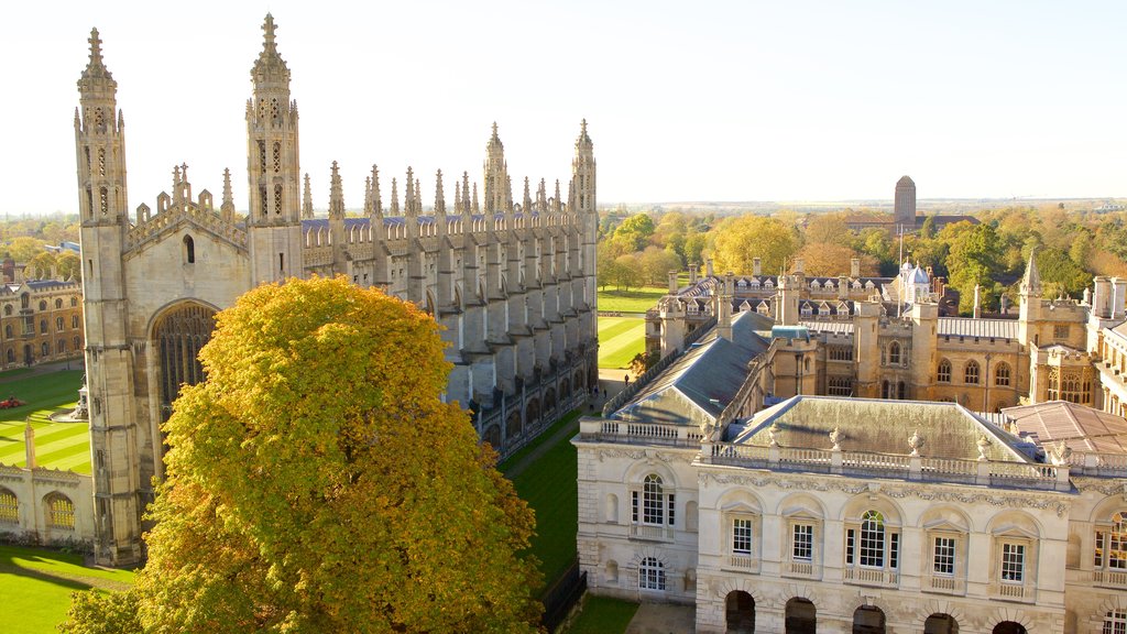 King\'s College Chapel showing heritage elements, a church or cathedral and heritage architecture