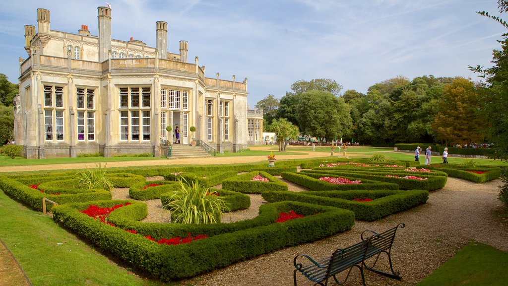 Hengistbury Head showing heritage elements, heritage architecture and a garden