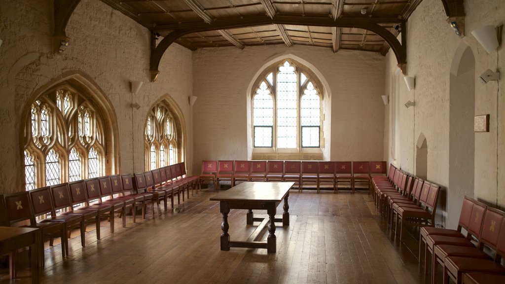 University Church of St Mary the Virgin showing interior views and heritage elements