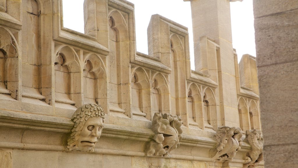 University Church of St Mary the Virgin which includes heritage elements