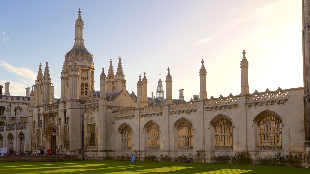 King\'s College Chapel featuring heritage elements, heritage architecture and a church or cathedral