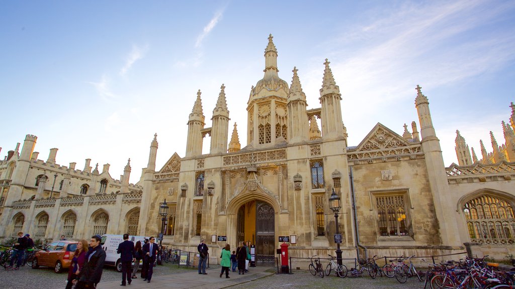 King\'s College Chapel featuring heritage elements, heritage architecture and a church or cathedral