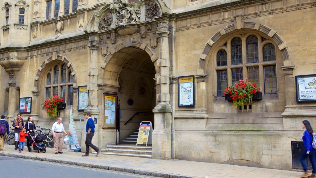 Stadhuis van Oxford inclusief historisch erfgoed en historische architectuur