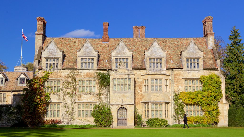 Anglesey Abbey which includes heritage architecture and heritage elements