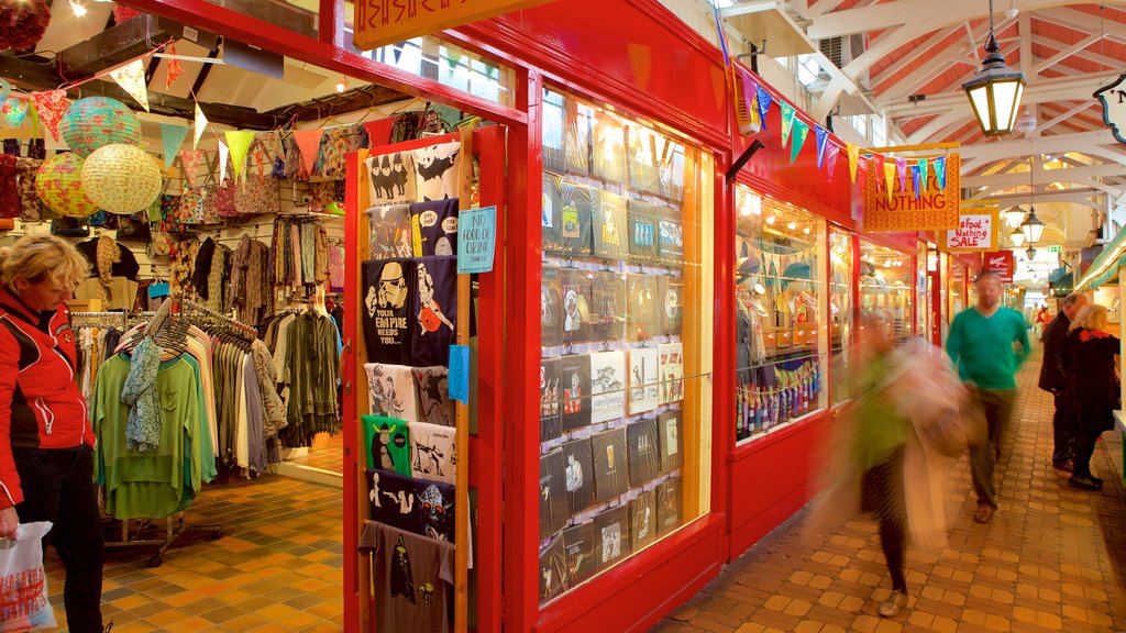 Covered Market showing markets