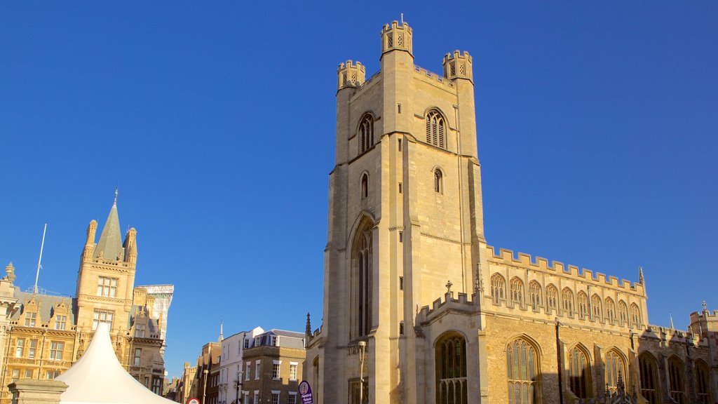 Church of St Mary the Great showing a church or cathedral, heritage architecture and heritage elements