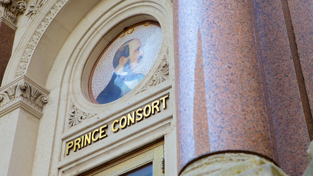 Brighton Clock Tower showing heritage elements and signage