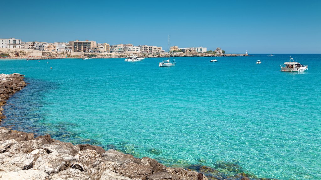 Otranto showing rugged coastline