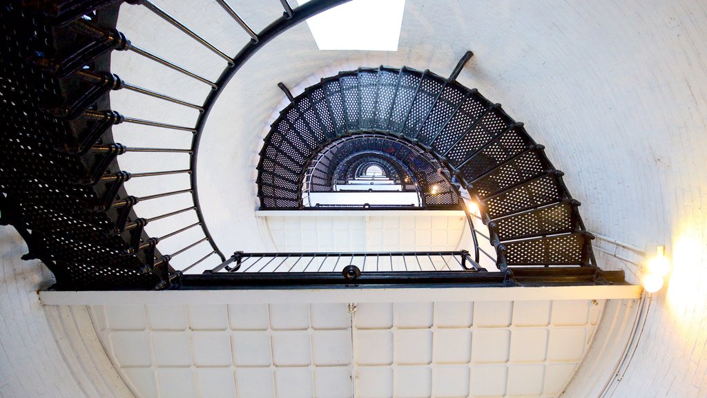 St. Augustine Lighthouse and Museum showing interior views