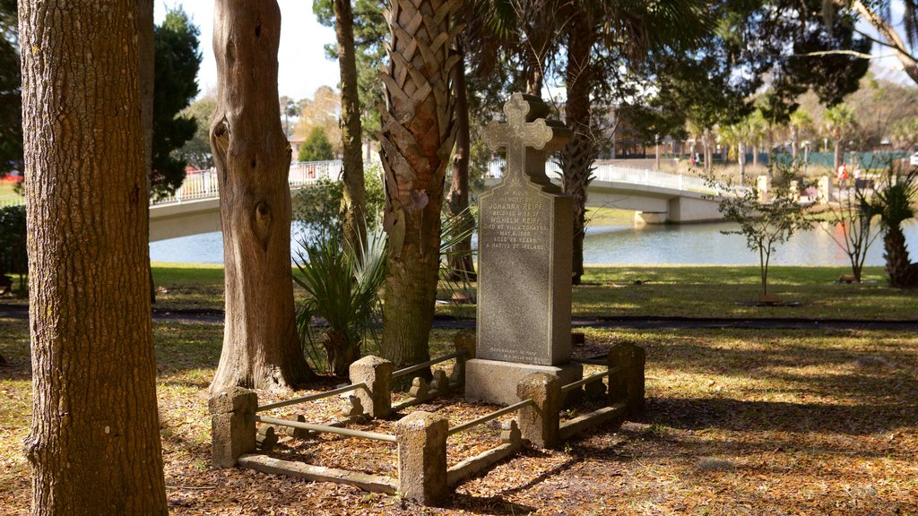 Mission of Nombre de Dios showing a cemetery