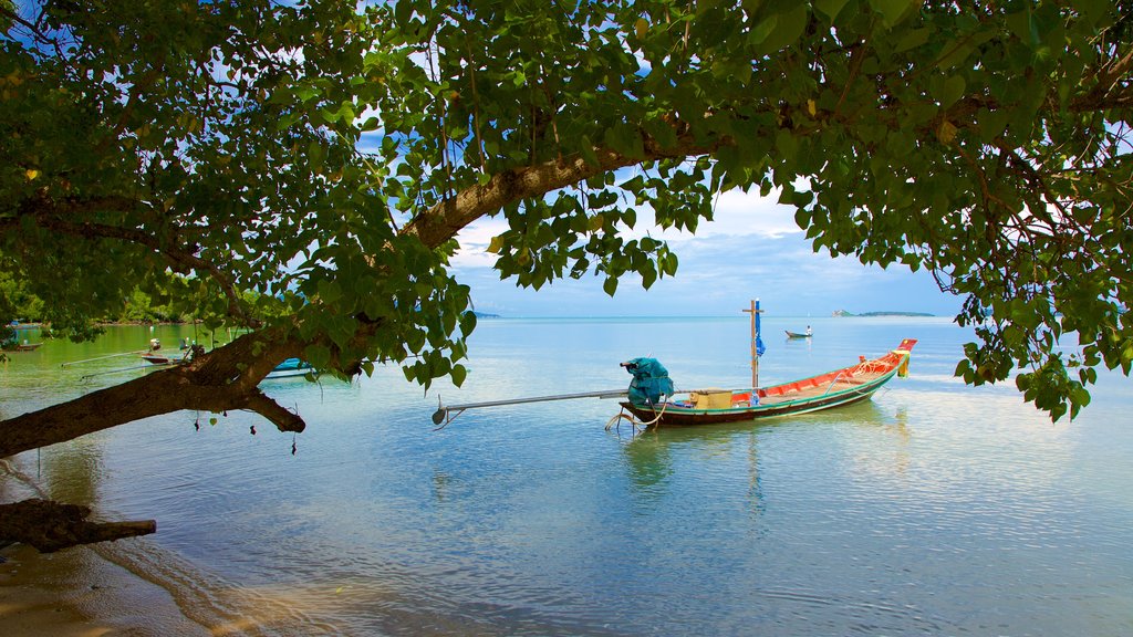 Bo Phut Beach which includes kayaking or canoeing and general coastal views