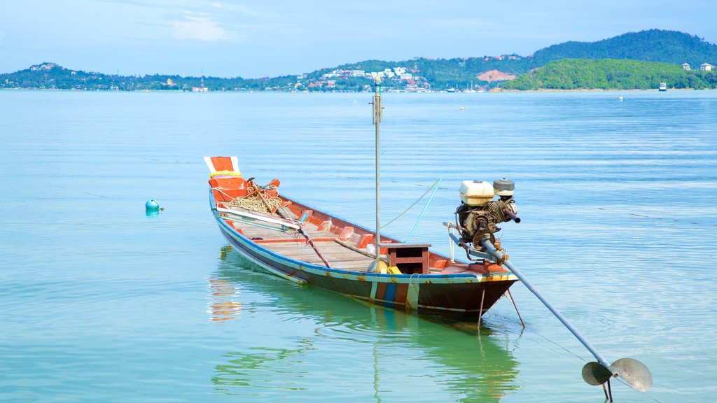 Bo Phut Beach featuring general coastal views and kayaking or canoeing