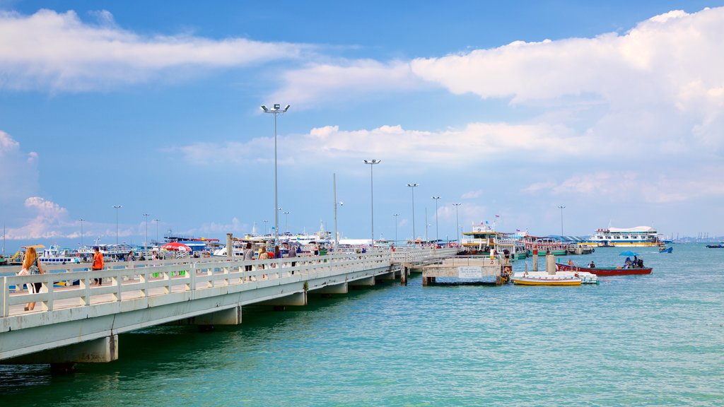 Pattaya featuring general coastal views and a bridge