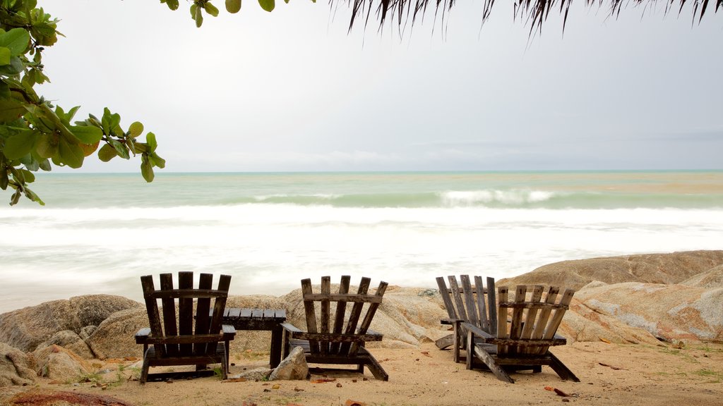 Silver Beach which includes general coastal views