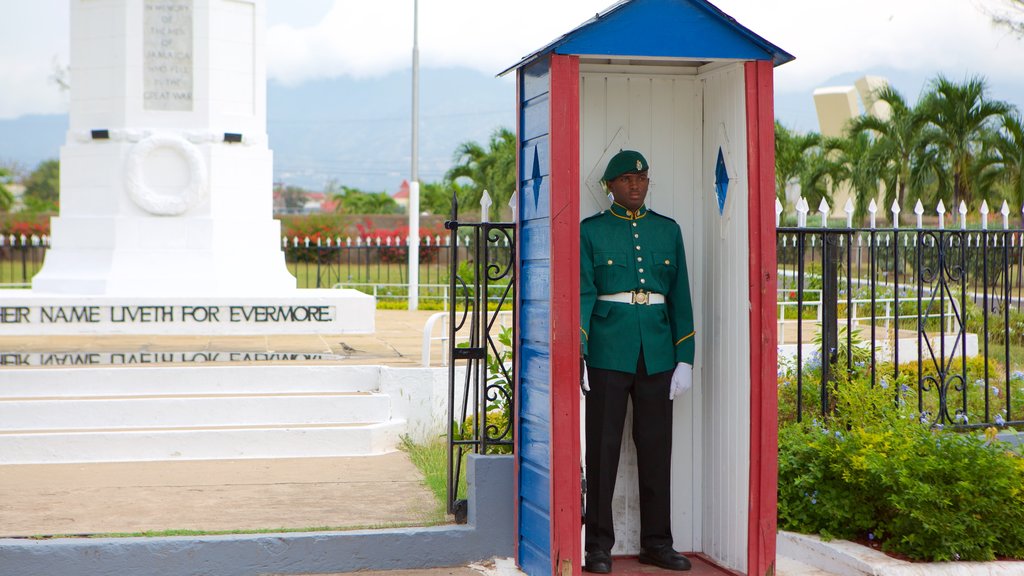 National Heroes Park as well as an individual male