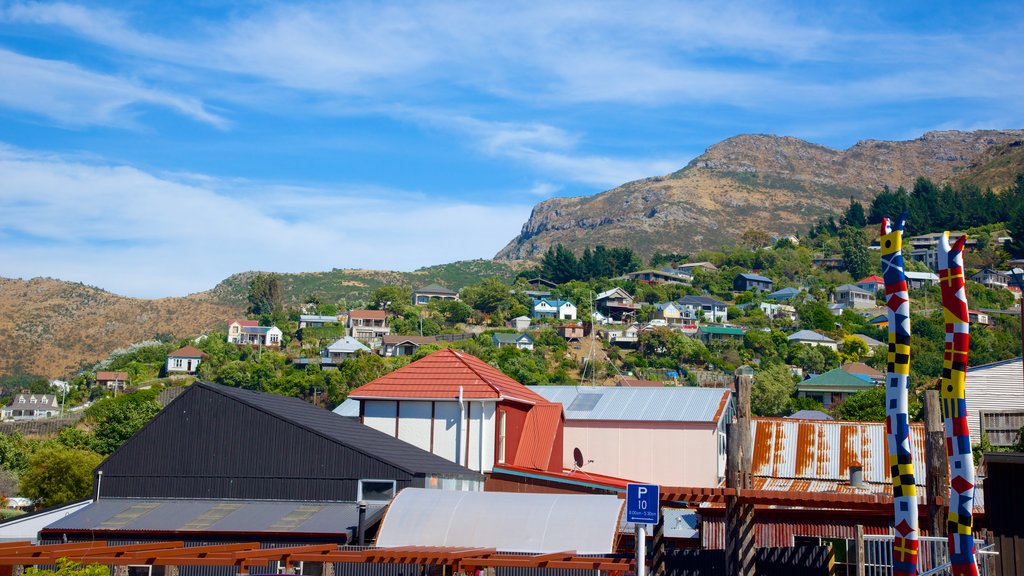 Lyttelton which includes mountains