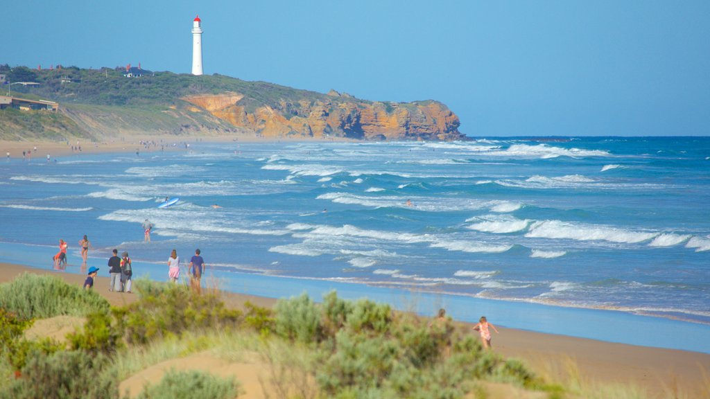 Fairhaven which includes a beach