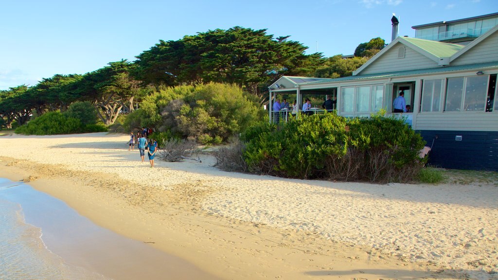 Sorrento Front Beach showing a sandy beach and a house